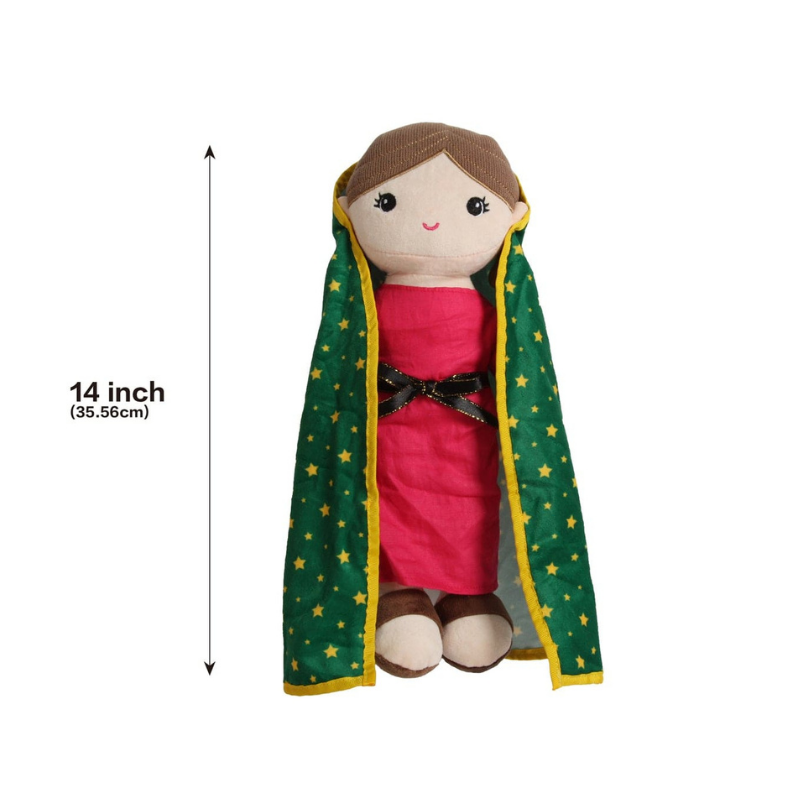 Muñeca Virgen María Muñeca Virgen De Guadalupe Peluche Tela