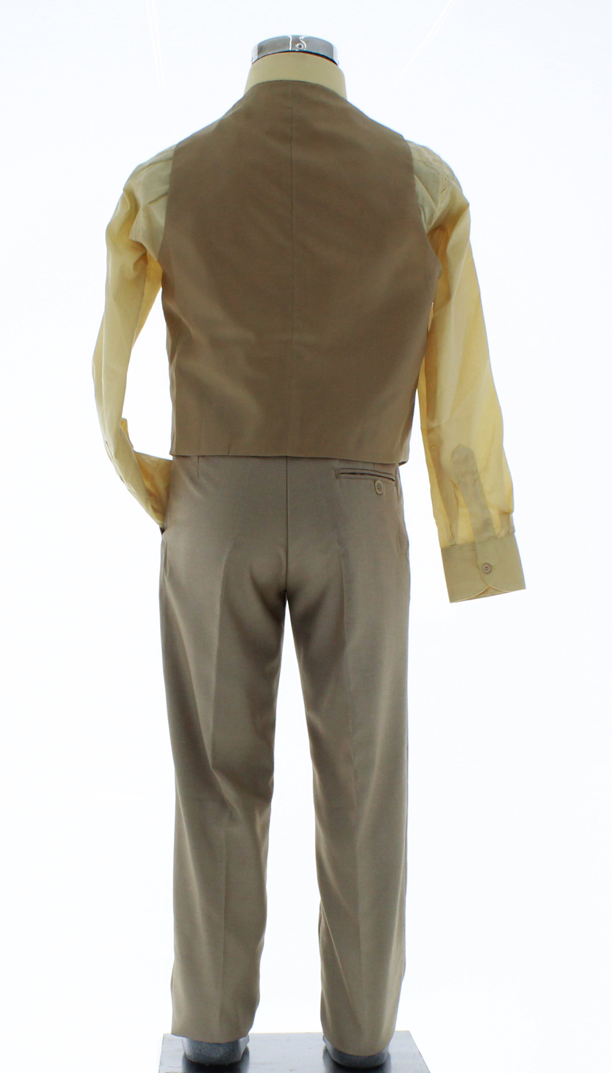 Traje de Niño Tres Piezas Color Kaki 2385 2 a 18 Años