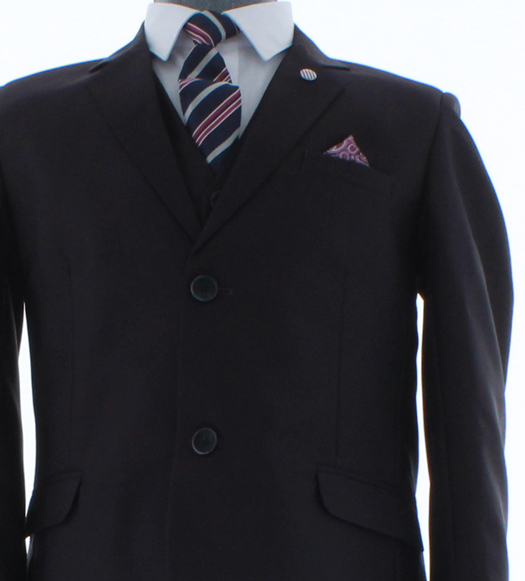 Traje de Niño Tres Piezas Color Vino 2386 2 a 18 Años.