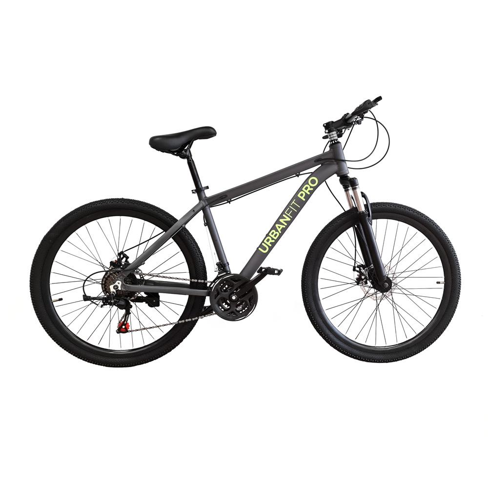 Bicicleta de Montaña UrbanFit Pro, Rodada 26' 21 Velocidades Gris unitalla