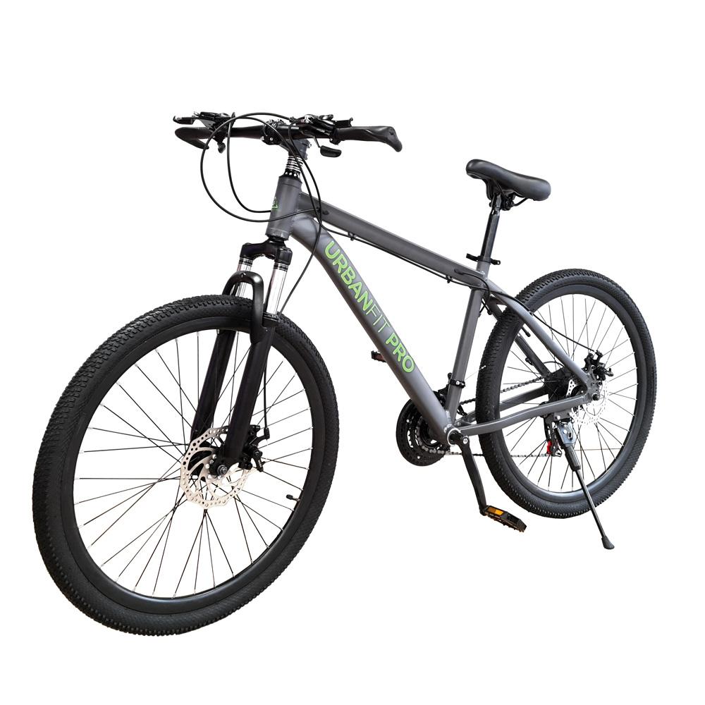 Bicicleta de Montaña UrbanFit Pro, Rodada 26' 21 Velocidades Gris unitalla