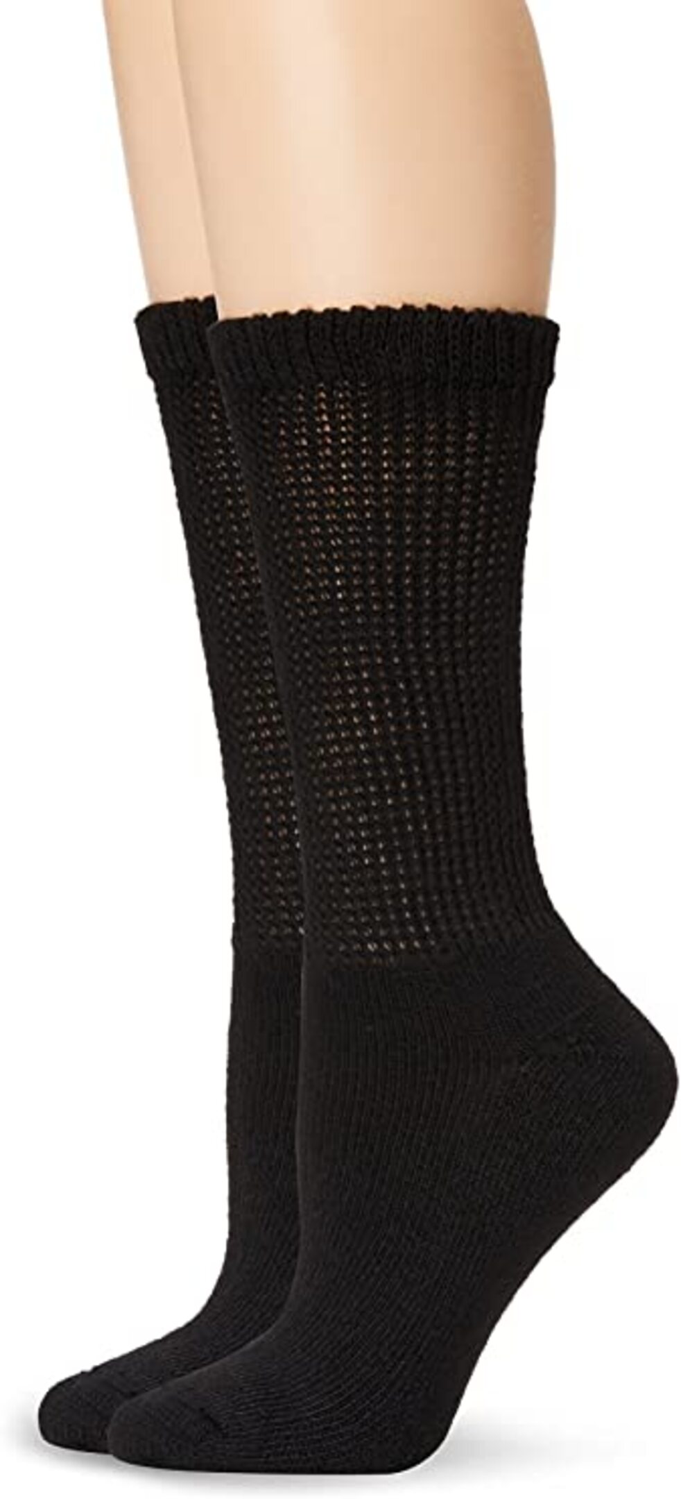 Calcetines Mujer 4 Pares para Diabéticos y Pies Sensibles, Color Gris. Calcetas para Diabetes, Mejoran la Circulación Pie Diabético