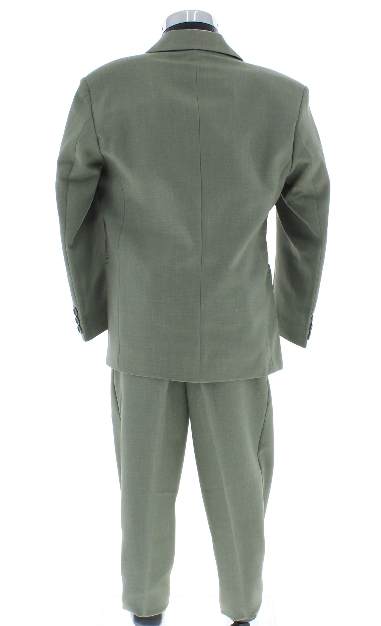 Traje de Vestir Niño Tres Piezas Color Verde 2893 6 a 18 Años.