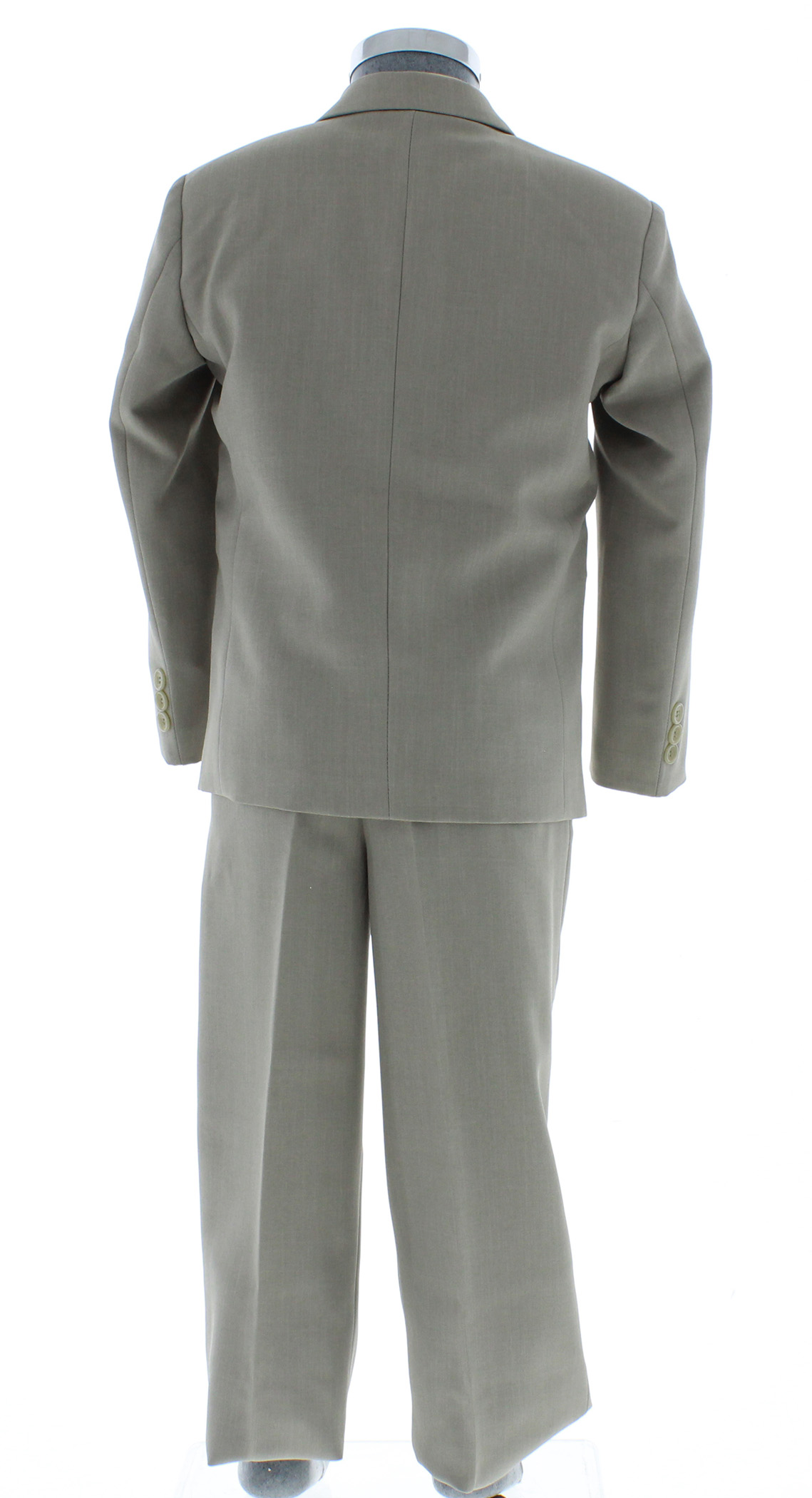 Traje de Vestir Niño Tres Piezas Color Beige 2896 4 a 18 Años.