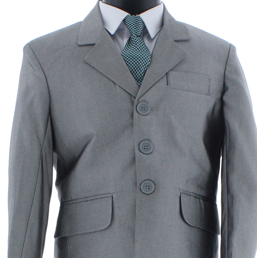 Traje de Vestir Niño Tres Piezas Color Gris 2897 2 a 16 Años