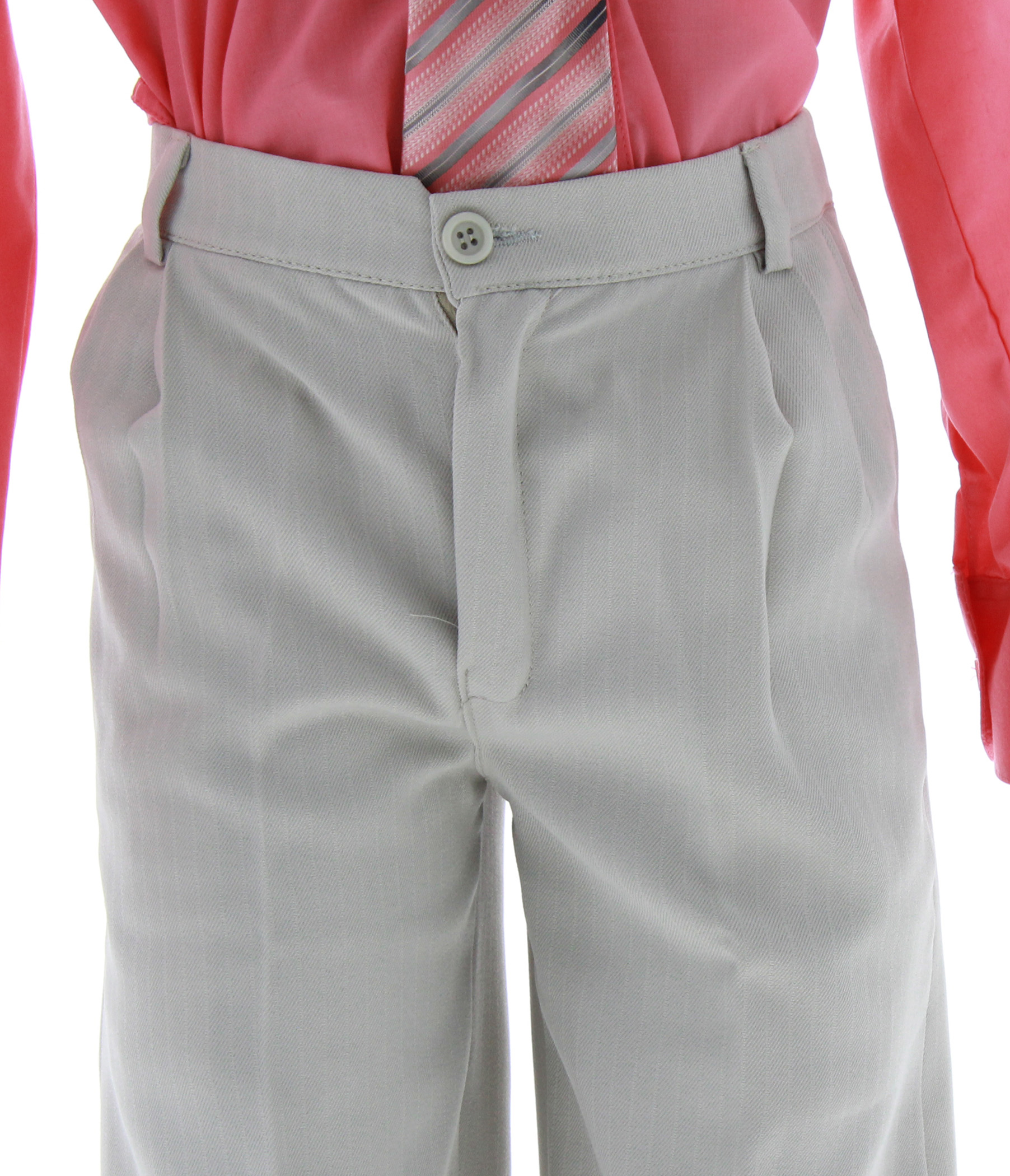 Traje de Vestir Niño Tres Piezas Color Beige 2899 2 a 18 Años.