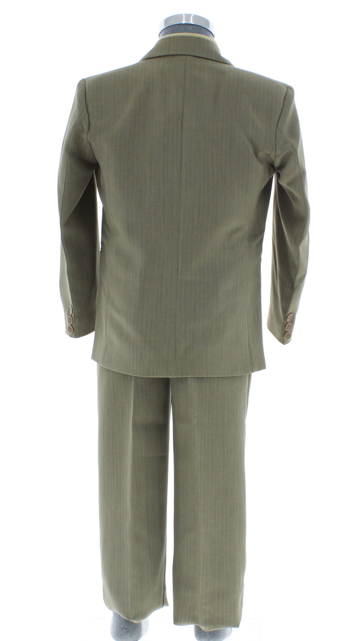 Traje de Vestir Niño Tres Piezas Color cafe claro 2901 2 a 18 Años.