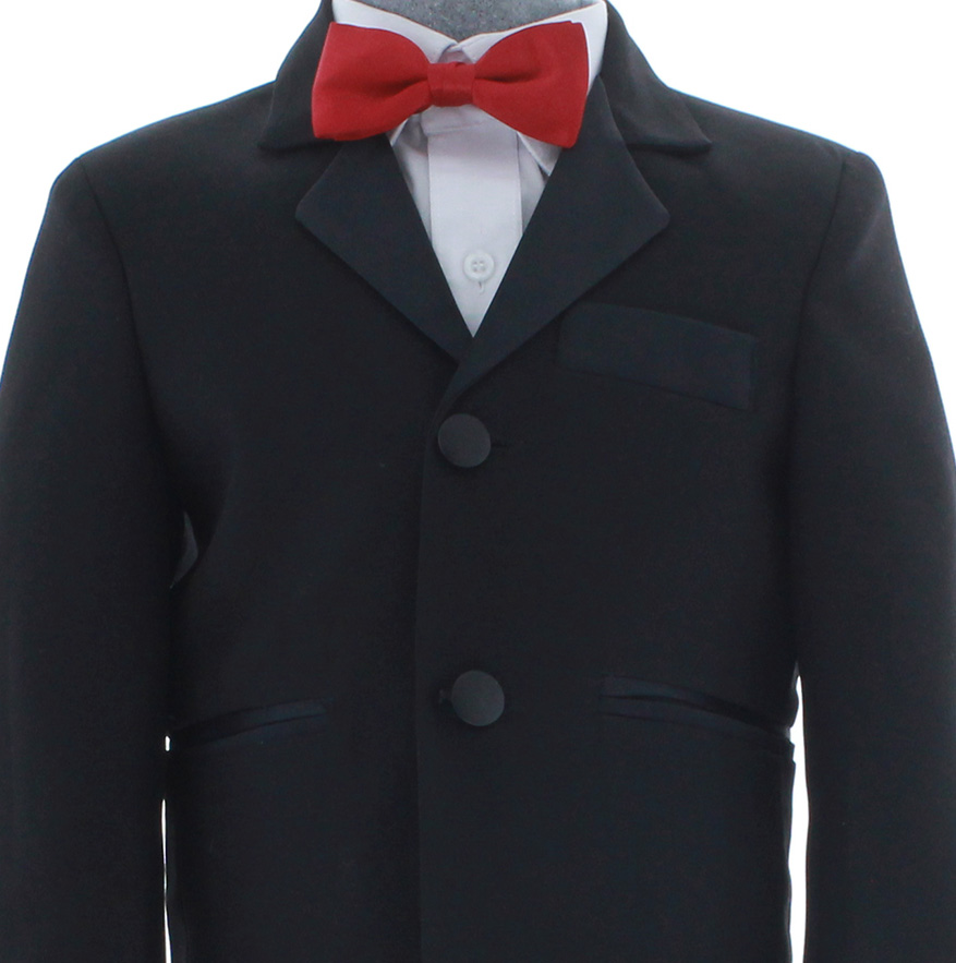 Smoking de Niño Tres Piezas Color Negro 2908 2 a 16 Años