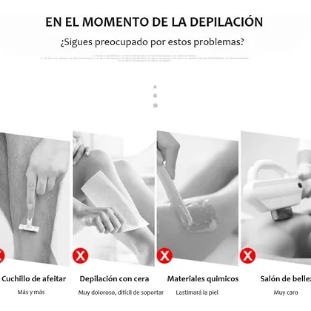 Ipl - Dispositivo De Depilación Láser Permanente 500.000 Des