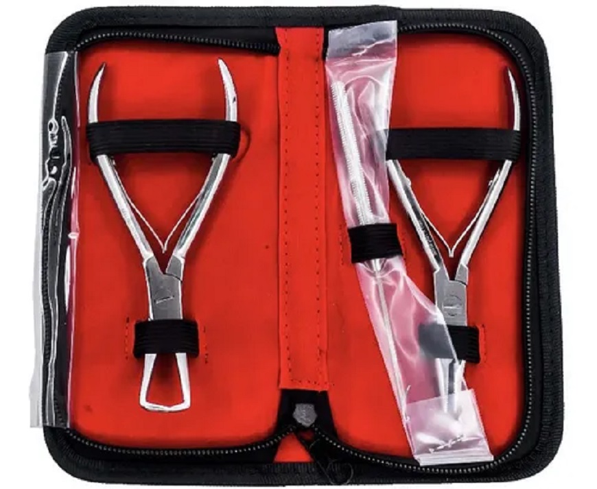 Kit Pinzas Extensiones Para Cabello 3 Pzs Profesional