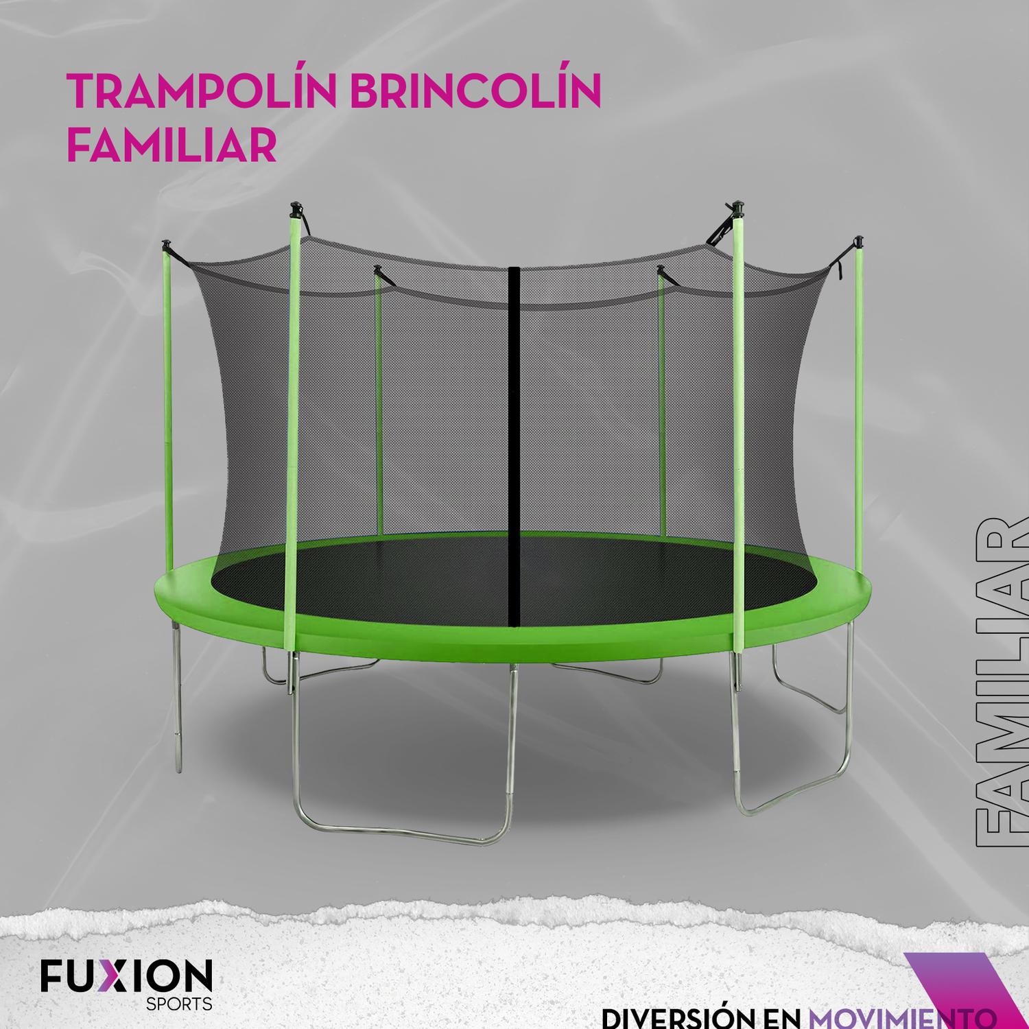 Trampolín Brincolín 10 pies Fuxion Sports, 54 Resortes 