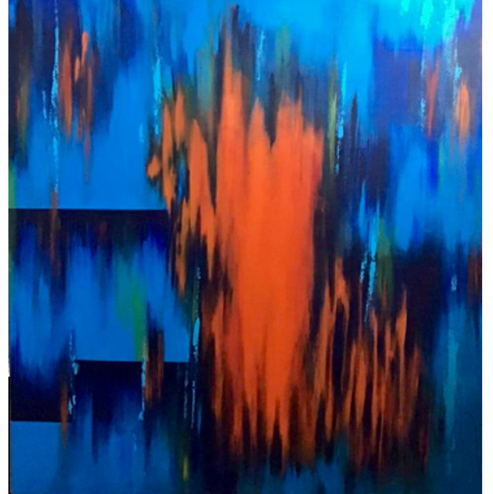 Cuadro "Matiz" Pintura Arte Acrílico Sobre Tela 1.56X1.60Mts.