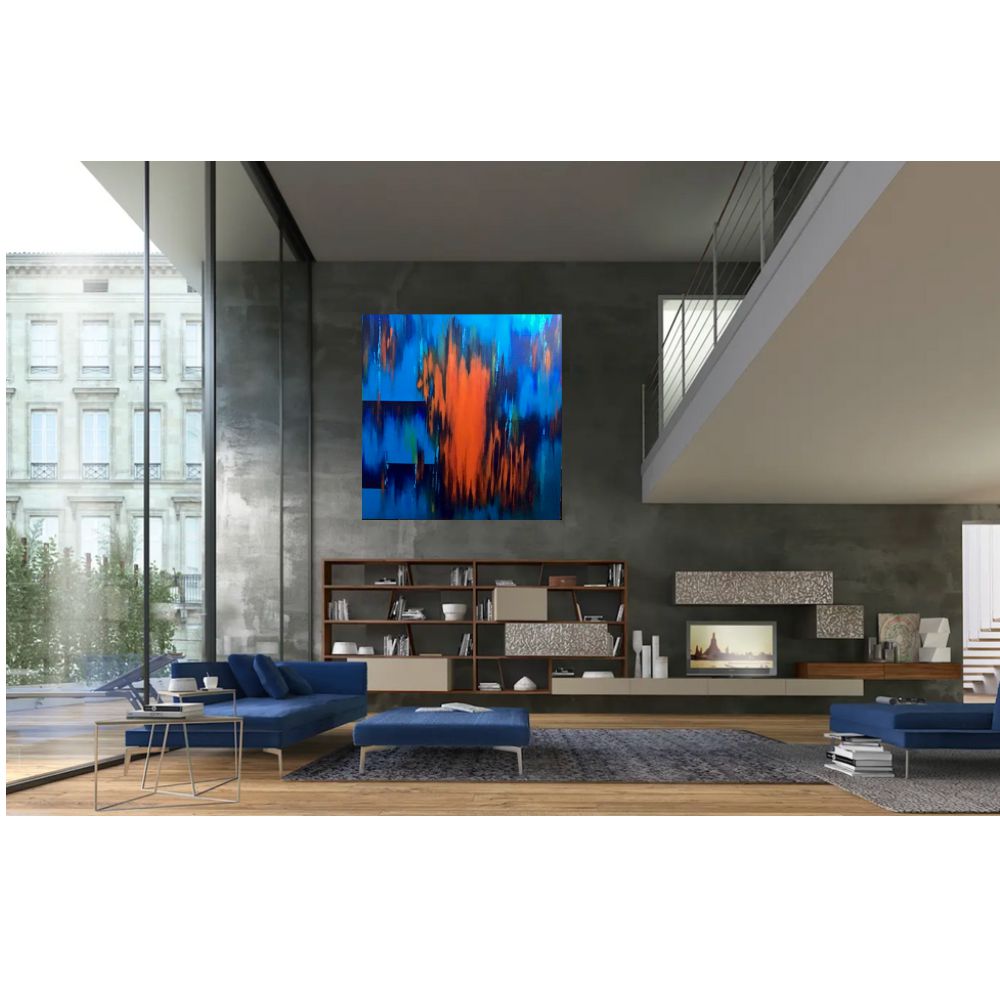 Cuadro "Matiz" Pintura Arte Acrílico Sobre Tela 1.56X1.60Mts.