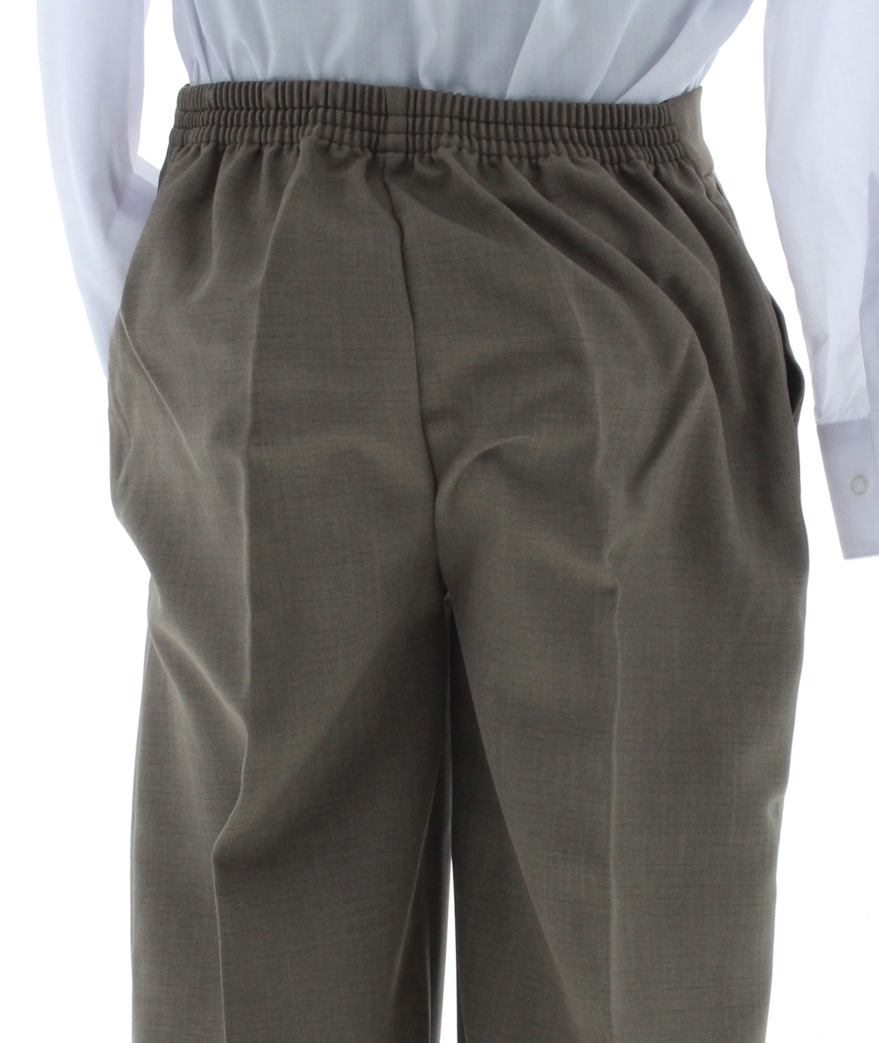 Traje de Vestir Niño Tres Piezas Color Cafe 2909 8 a 18 Años.