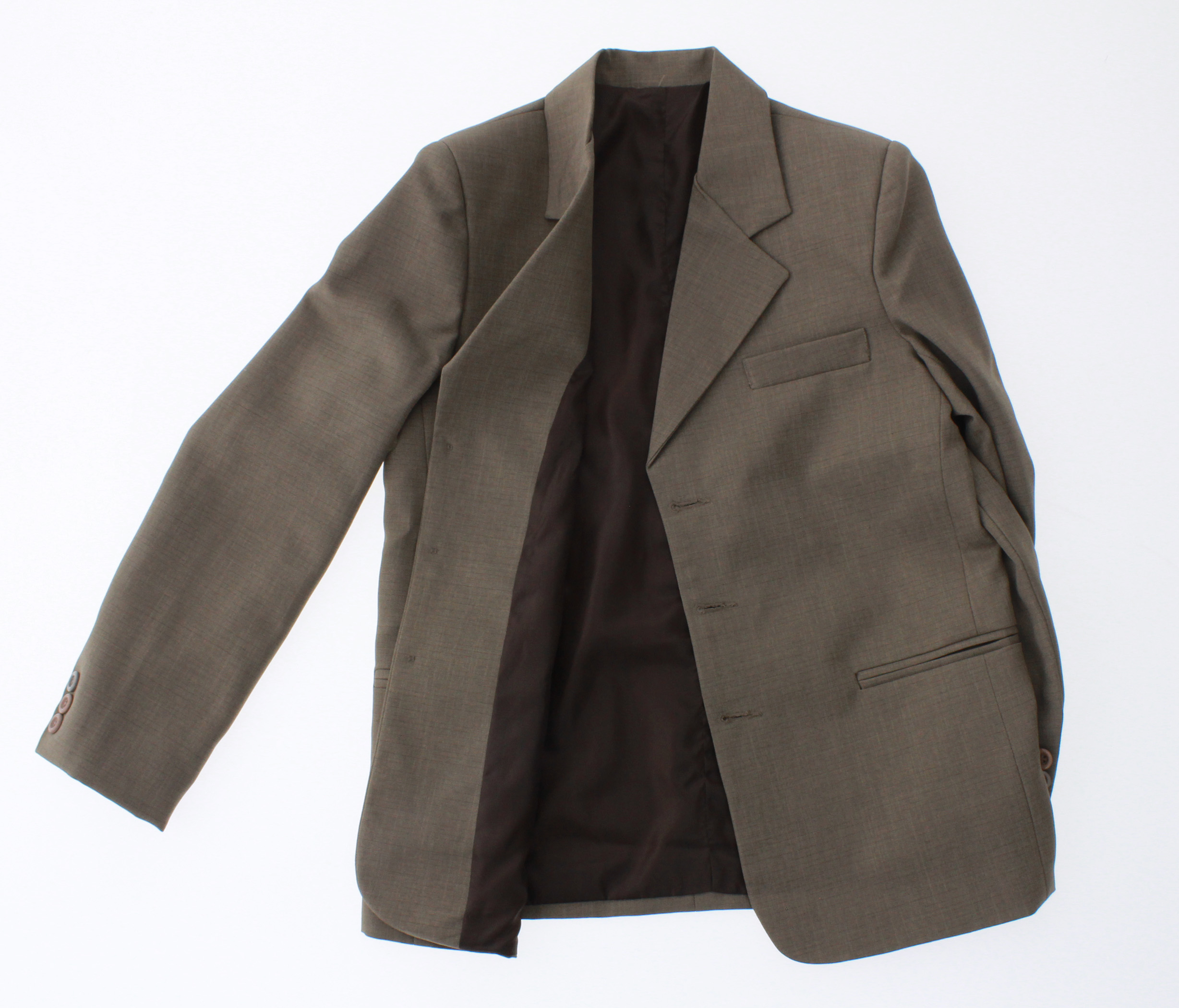 Traje de Vestir Niño Tres Piezas Color Cafe 2909 8 a 18 Años.