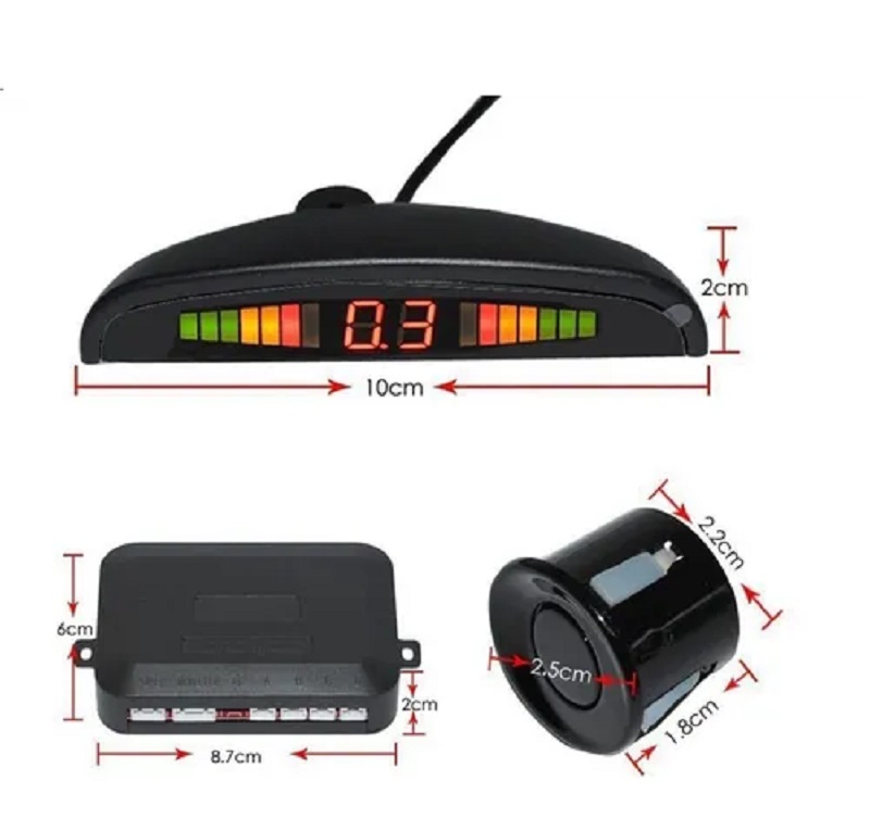 Kit Sistema De Radar con 4 sensores Blanco 