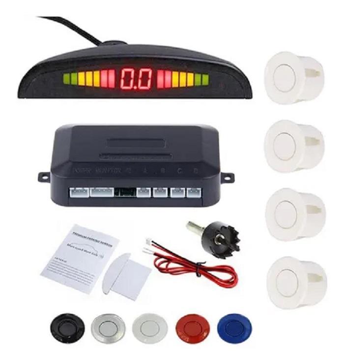 Kit Sistema De Radar con 4 sensores Blanco 