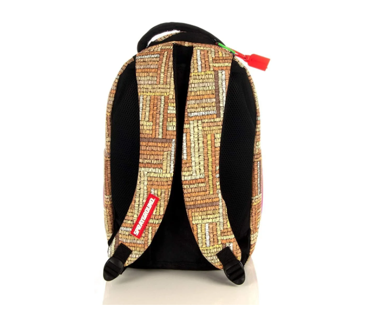 Mochila Original Con Motivos Tribales Backpack Sprayground Beige