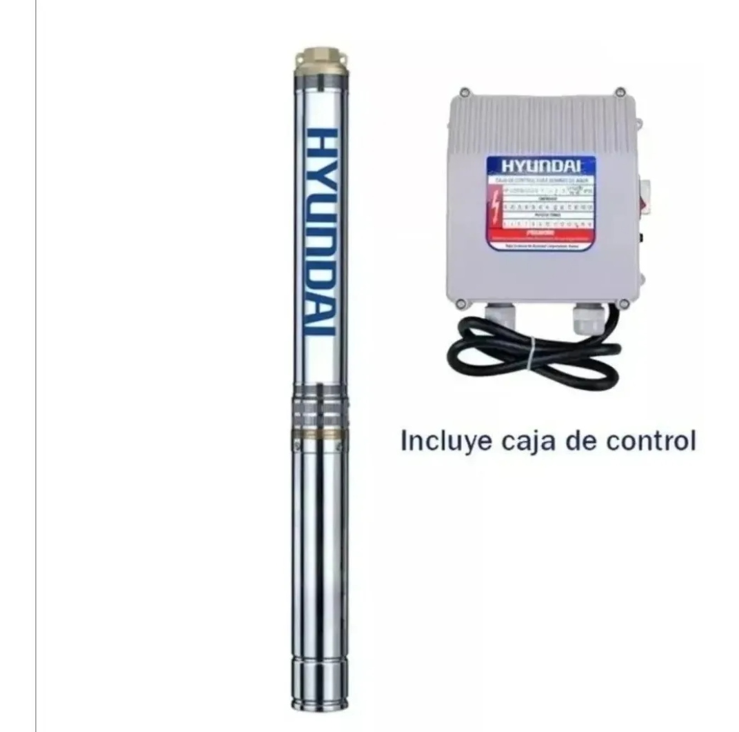 Bomba De Agua Sumergible Hyundai 1 Hp Monofásica - Hywp1030g