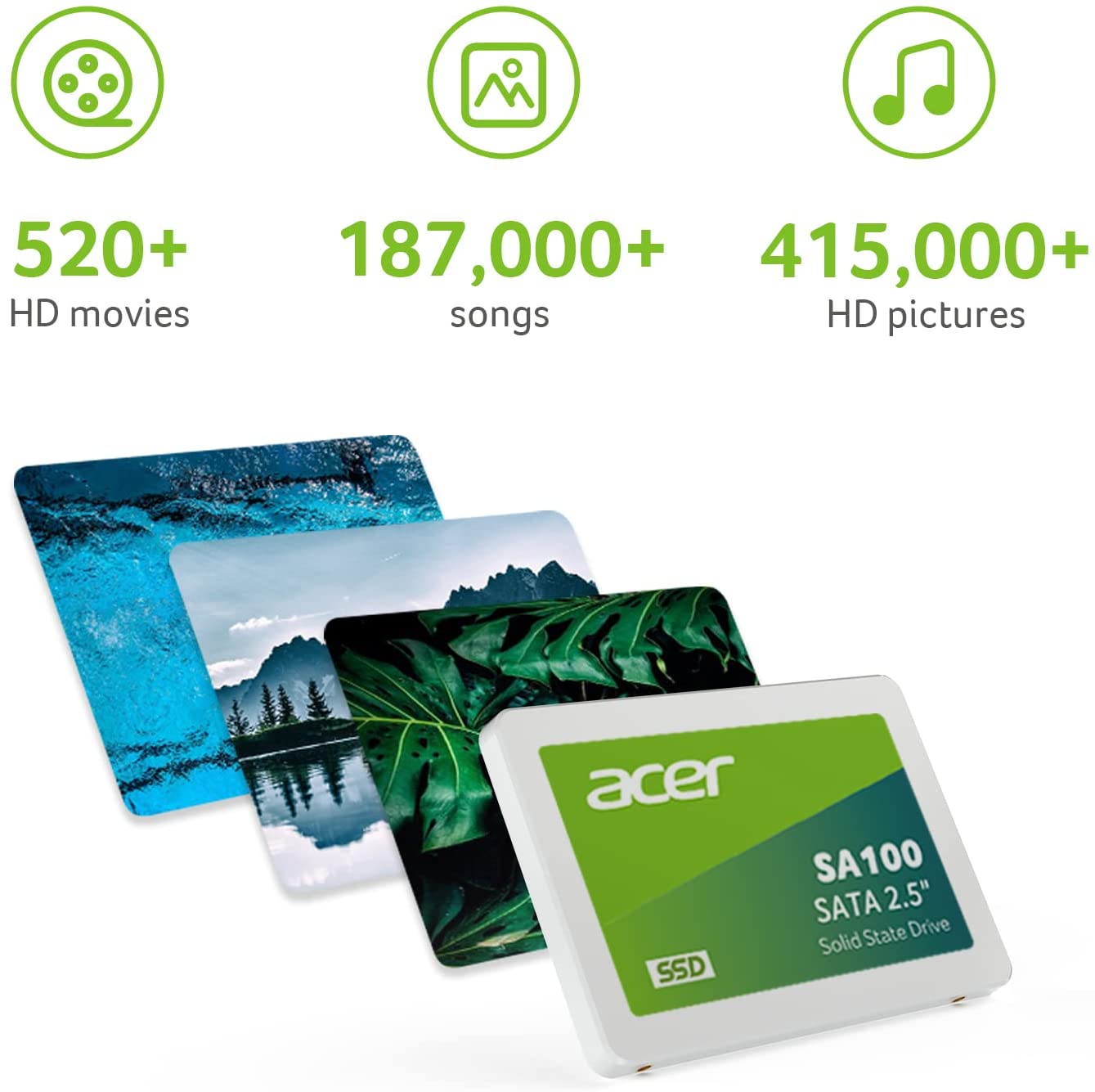 SSD ACER SA100 960GB SATA III 2.5"