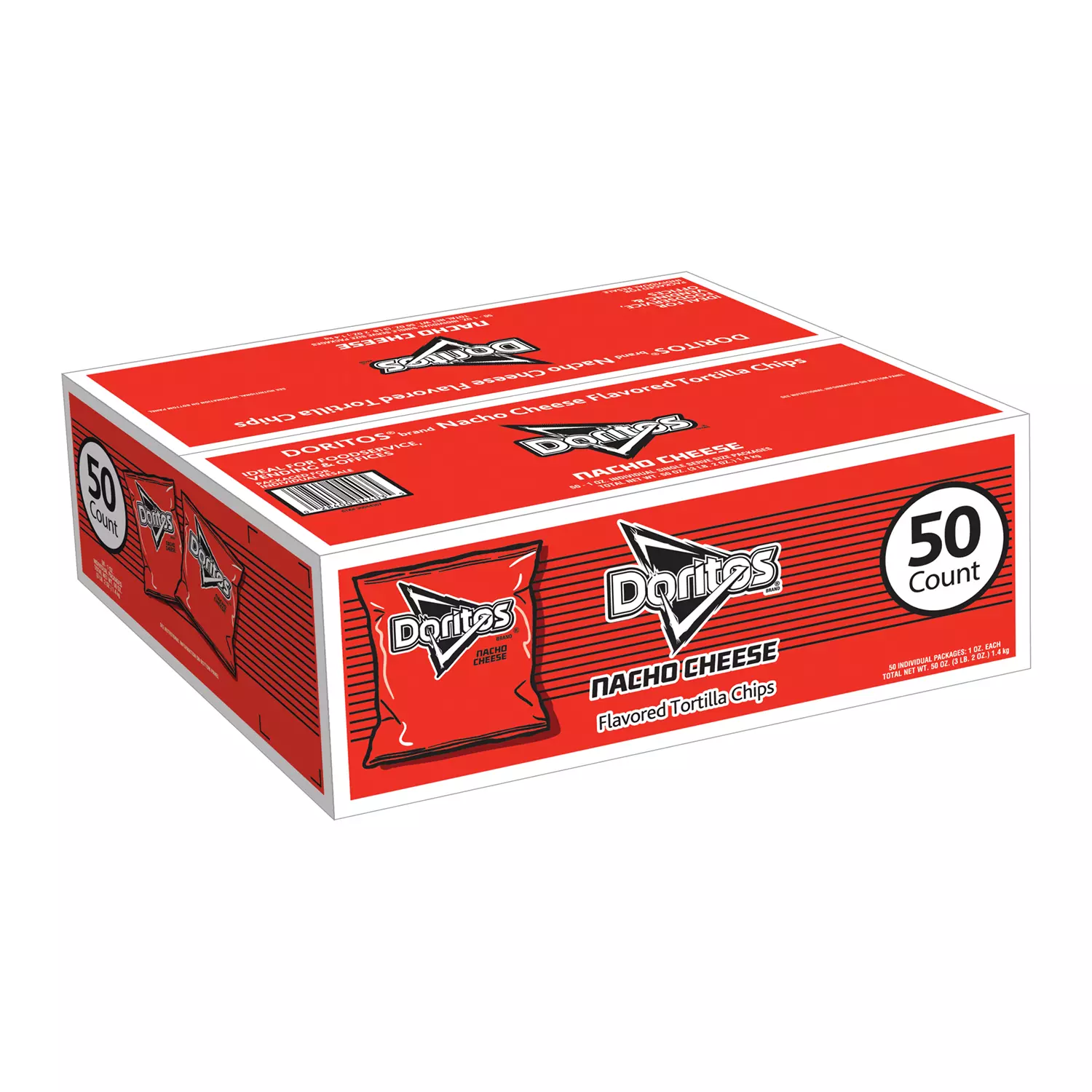 Doritos Americanos Nacho Cheese 50 piezas