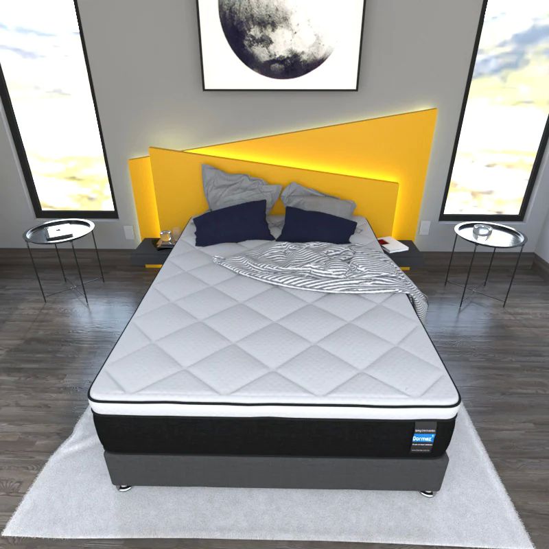 Colchón Individual Visión Evolution Dormez Ortopédico Con Protector ¨SPRING AIR¨