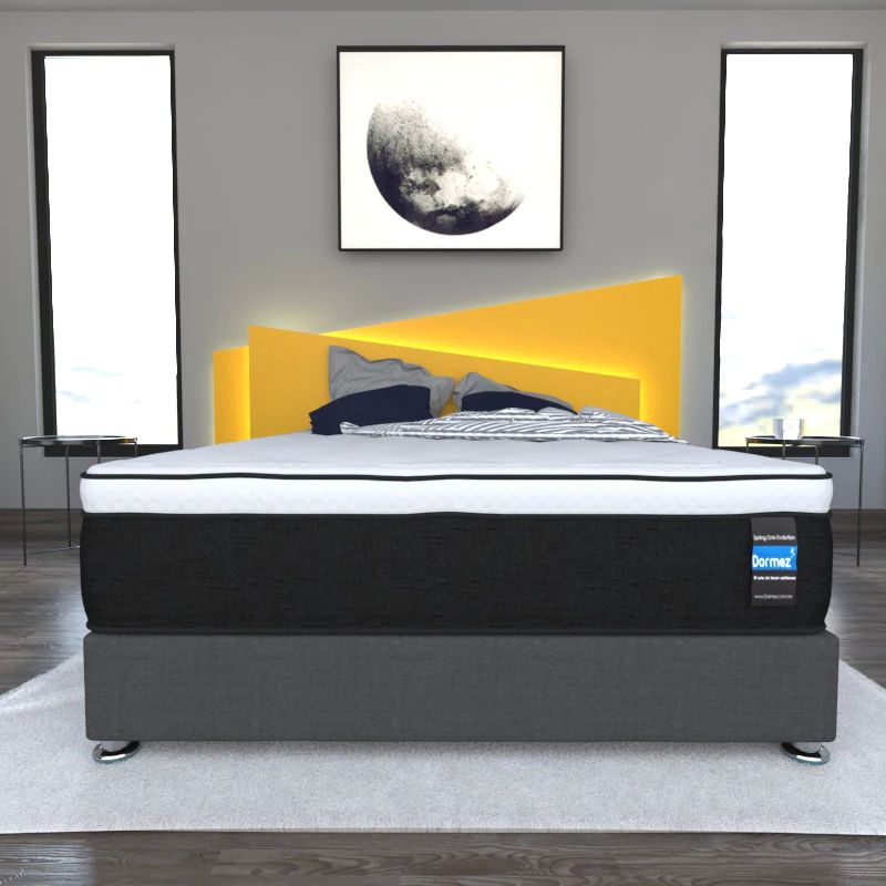 Colchón Individual Visión Evolution Dormez Ortopédico Con Protector ¨SPRING AIR¨