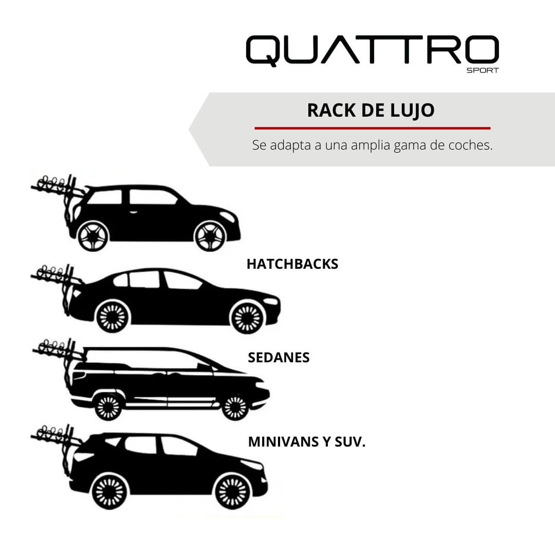 Rack De Cajuela Quattro Ventura (3 Bicicletas) 