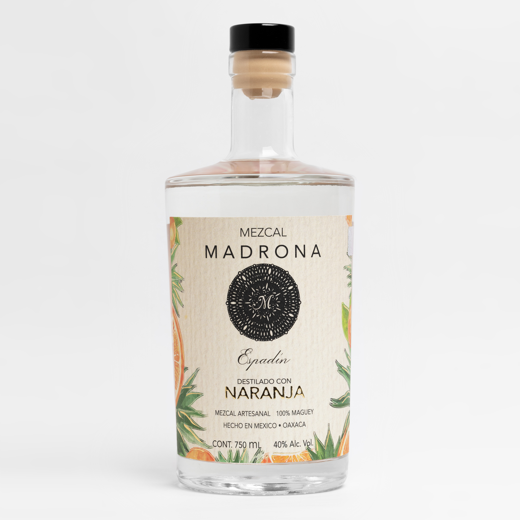 Mezcal Madrona Destilado con Naranja