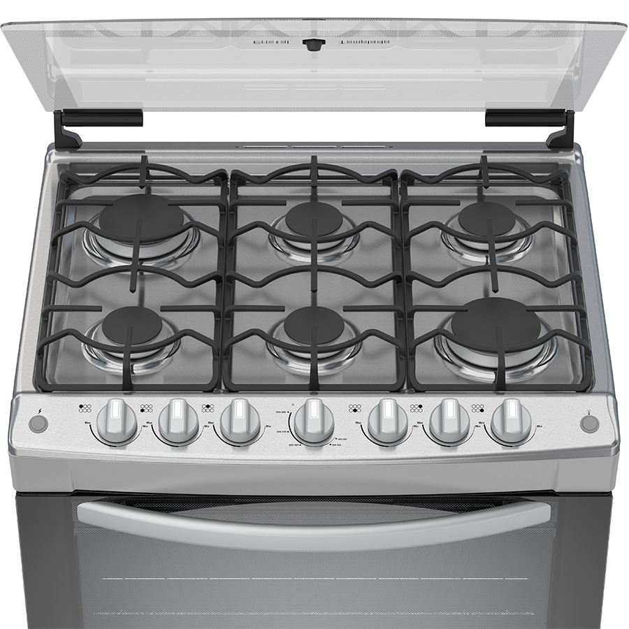 Estufa Al Piso Gas Acros 30" Plateado AF6413D