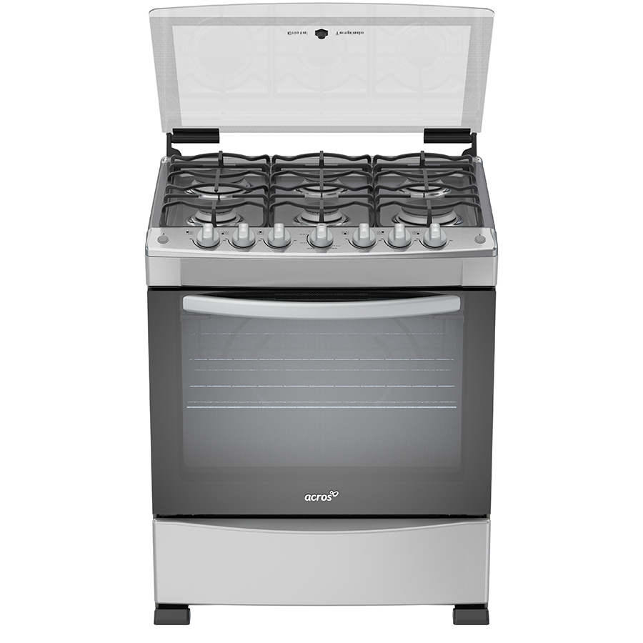 Estufa Al Piso Gas Acros 30" Plateado AF6413D