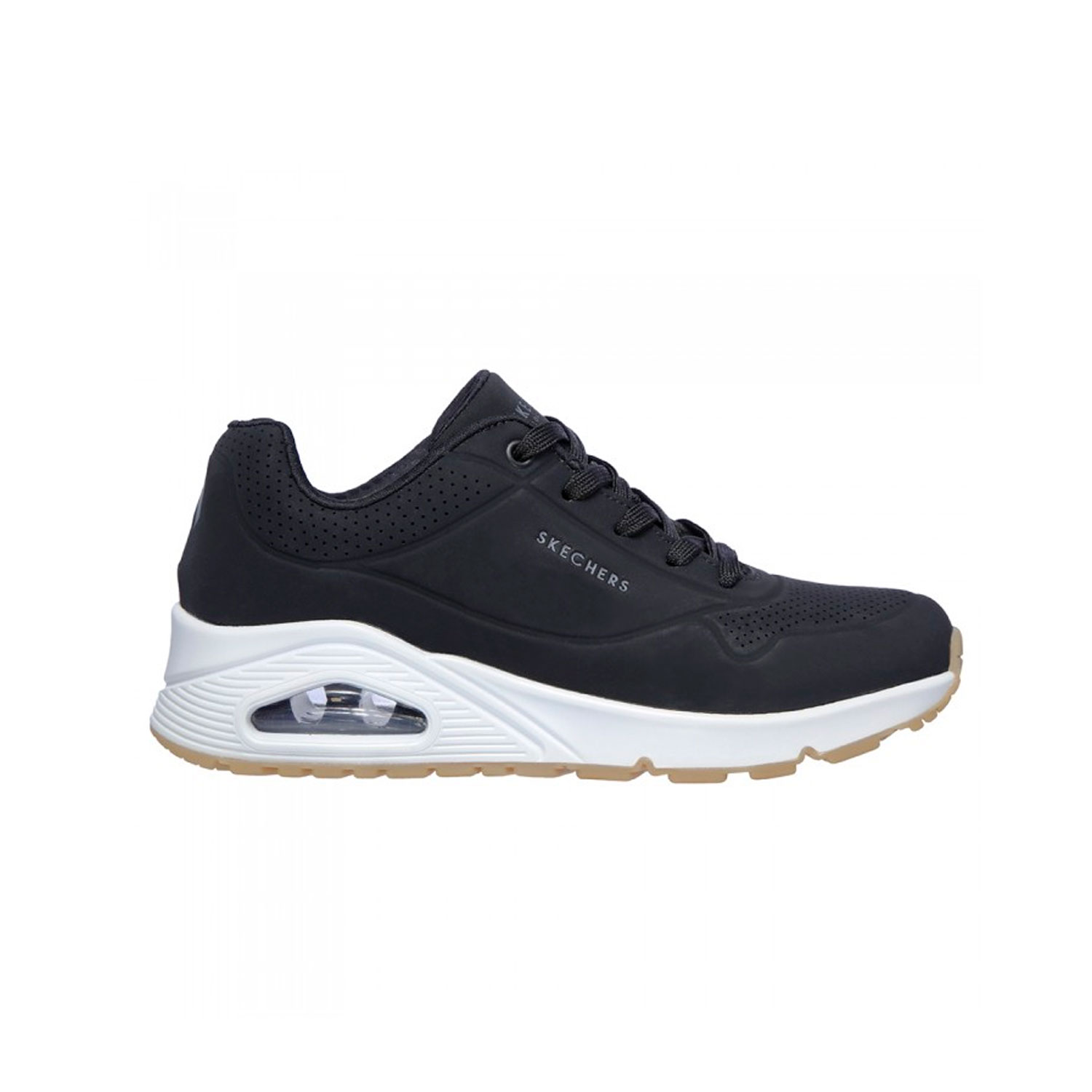 TENIS SKECHERS UNO STAND ON AIR MUJER COD. 73690BLK