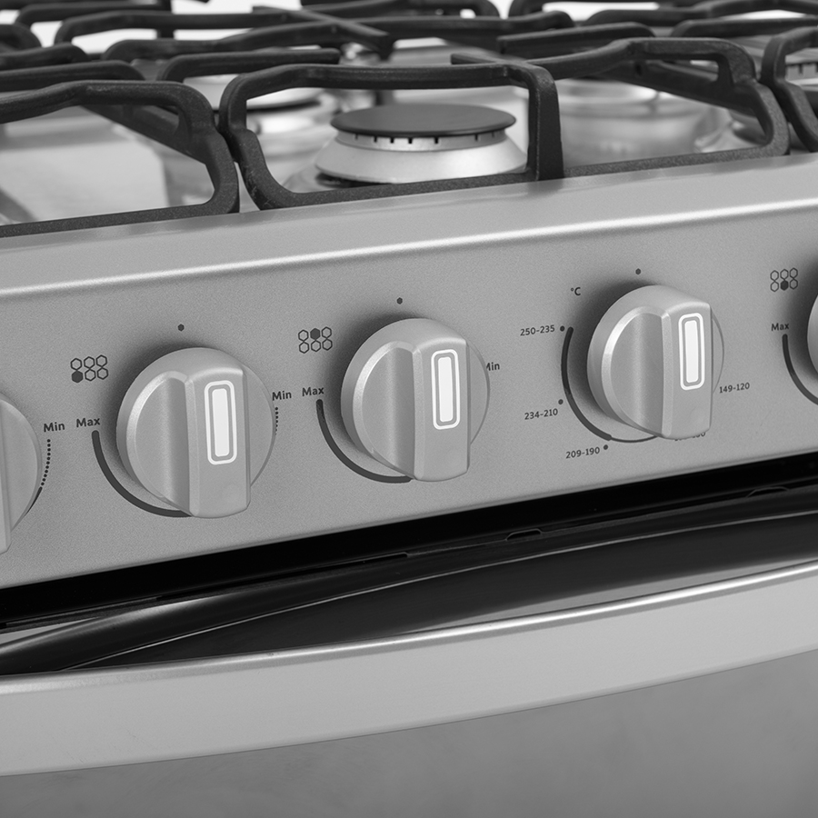 Estufa Empotrable Gas Acros 30" Plateado AE6600D