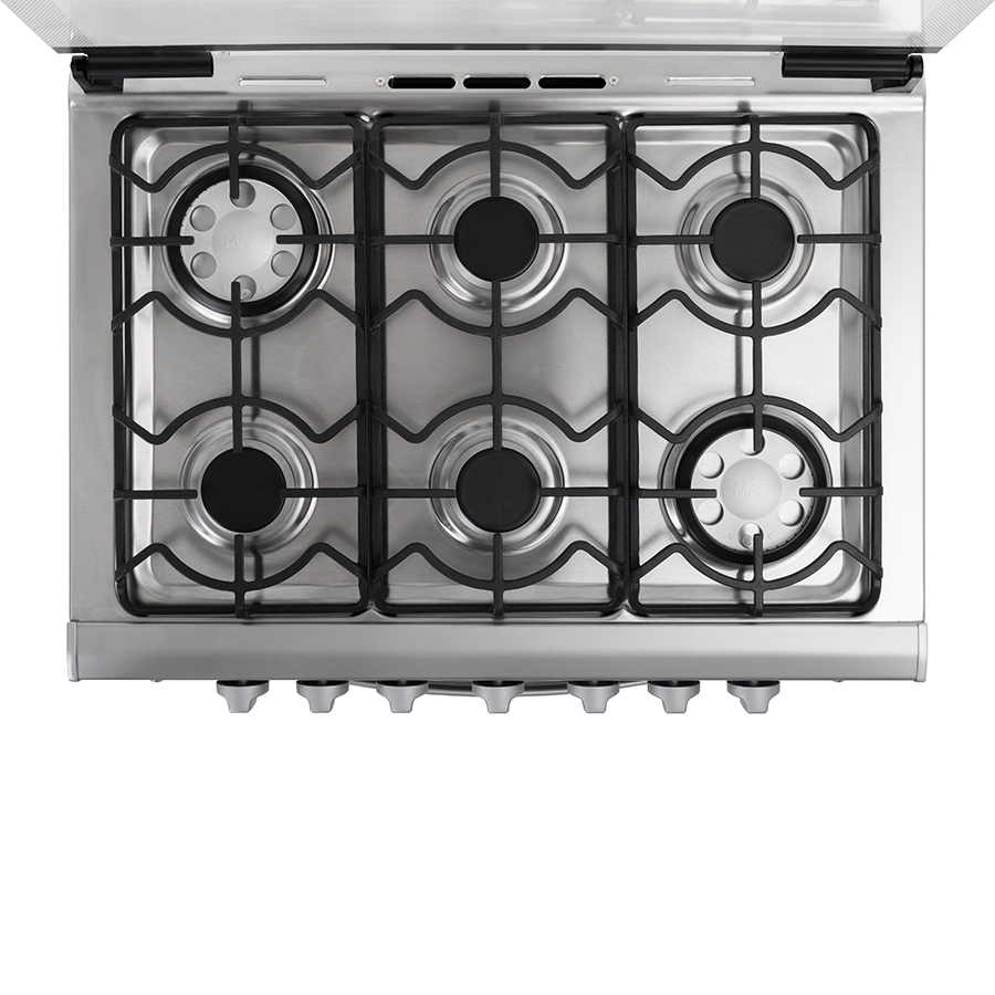 Estufa Empotrable Gas Acros 30" Plateado AE6600D