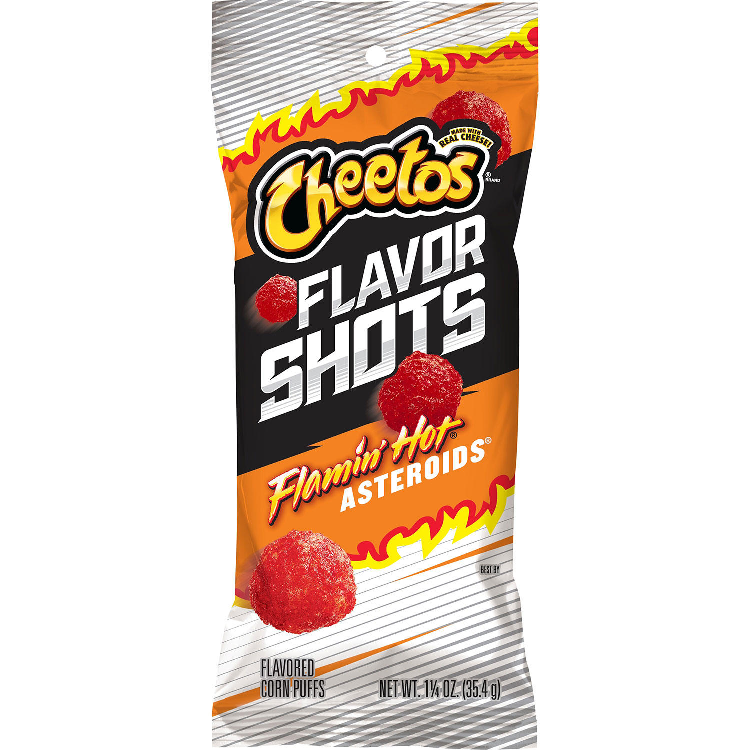 Frito Lay Cheetos Americanos Flavo Shots Flamin Hot 24 piezas