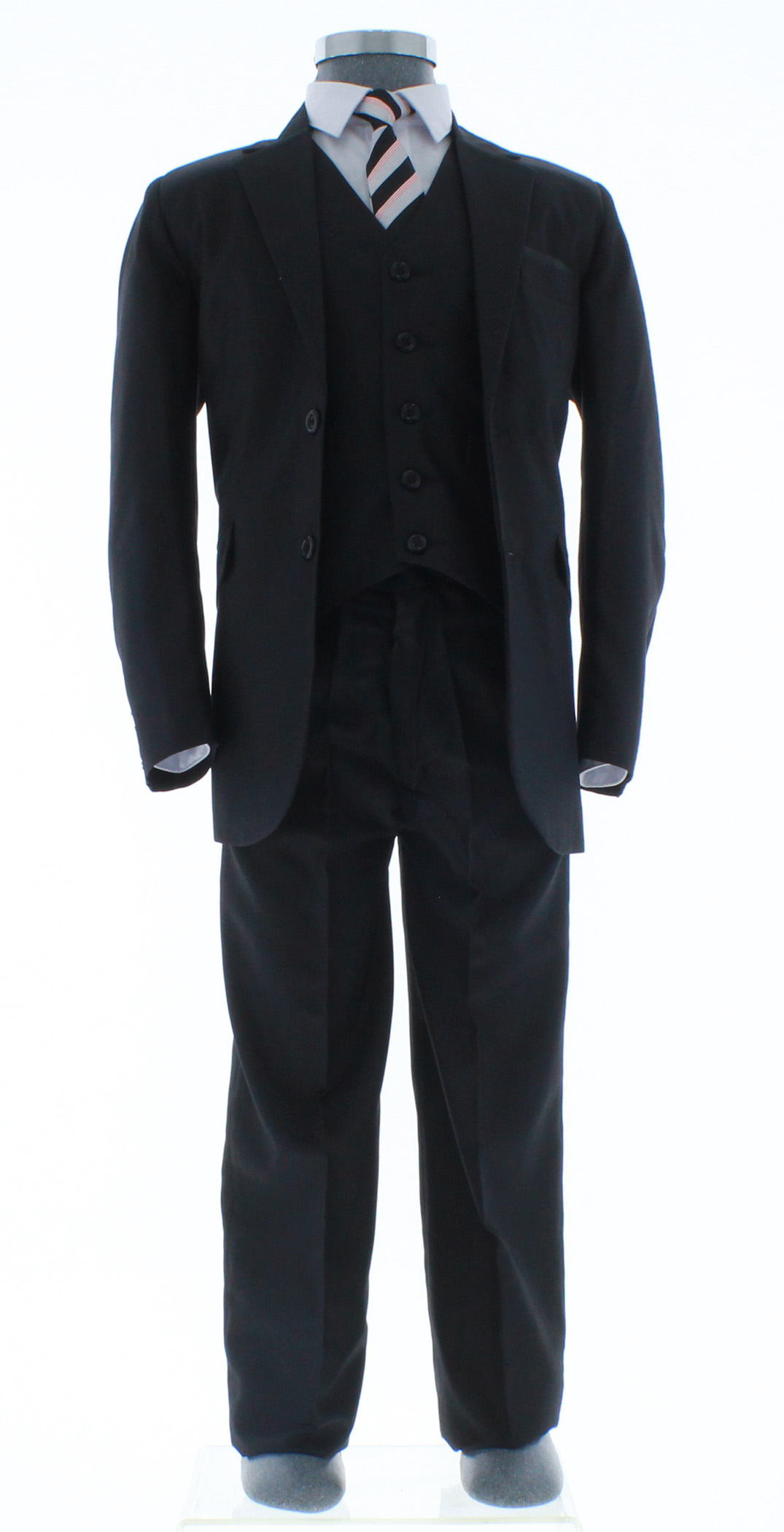 Traje de Vestir Niño Tres Piezas Color Negro 2922 1 a 16 Años.