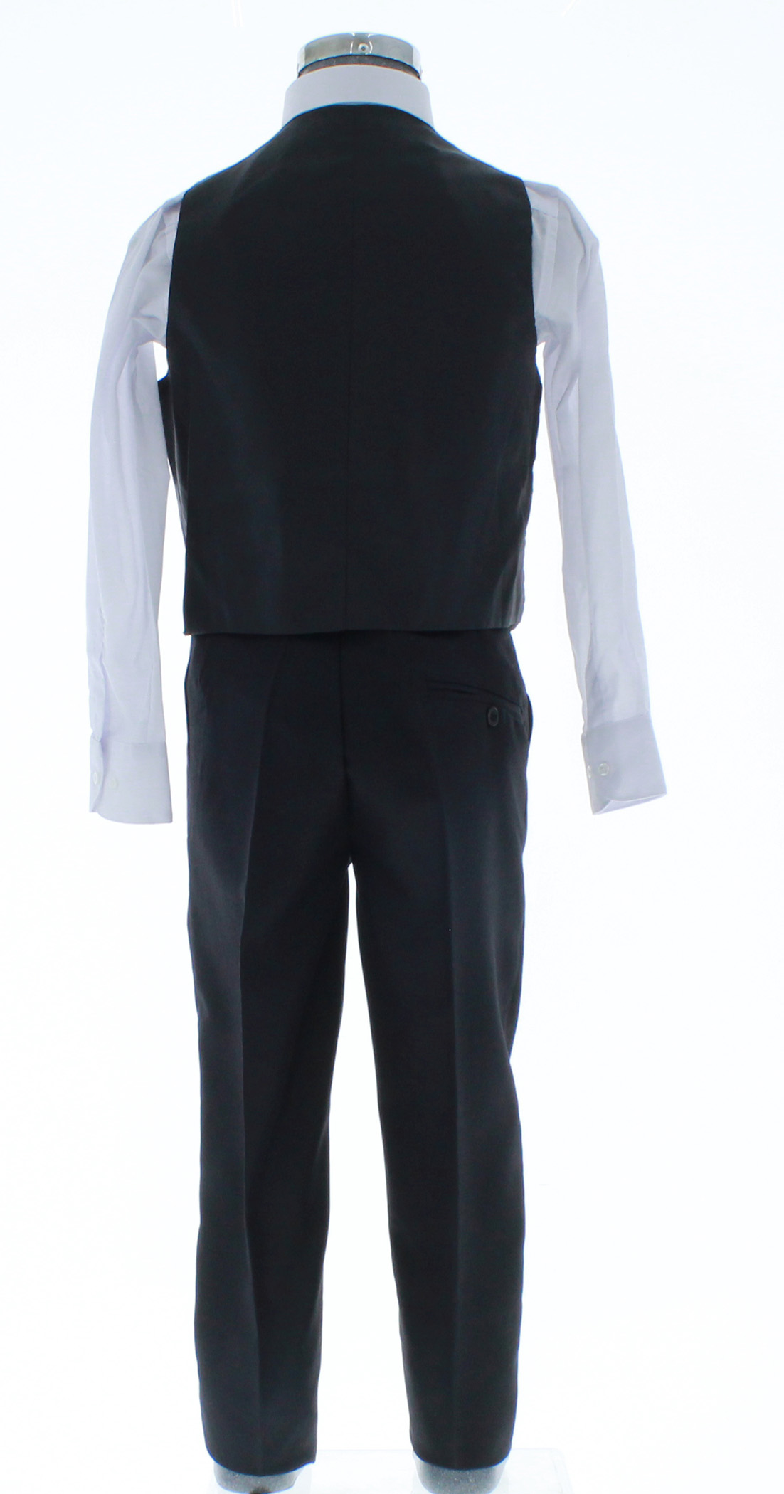 Traje de Vestir Niño Tres Piezas Color Negro 2922 1 a 16 Años.