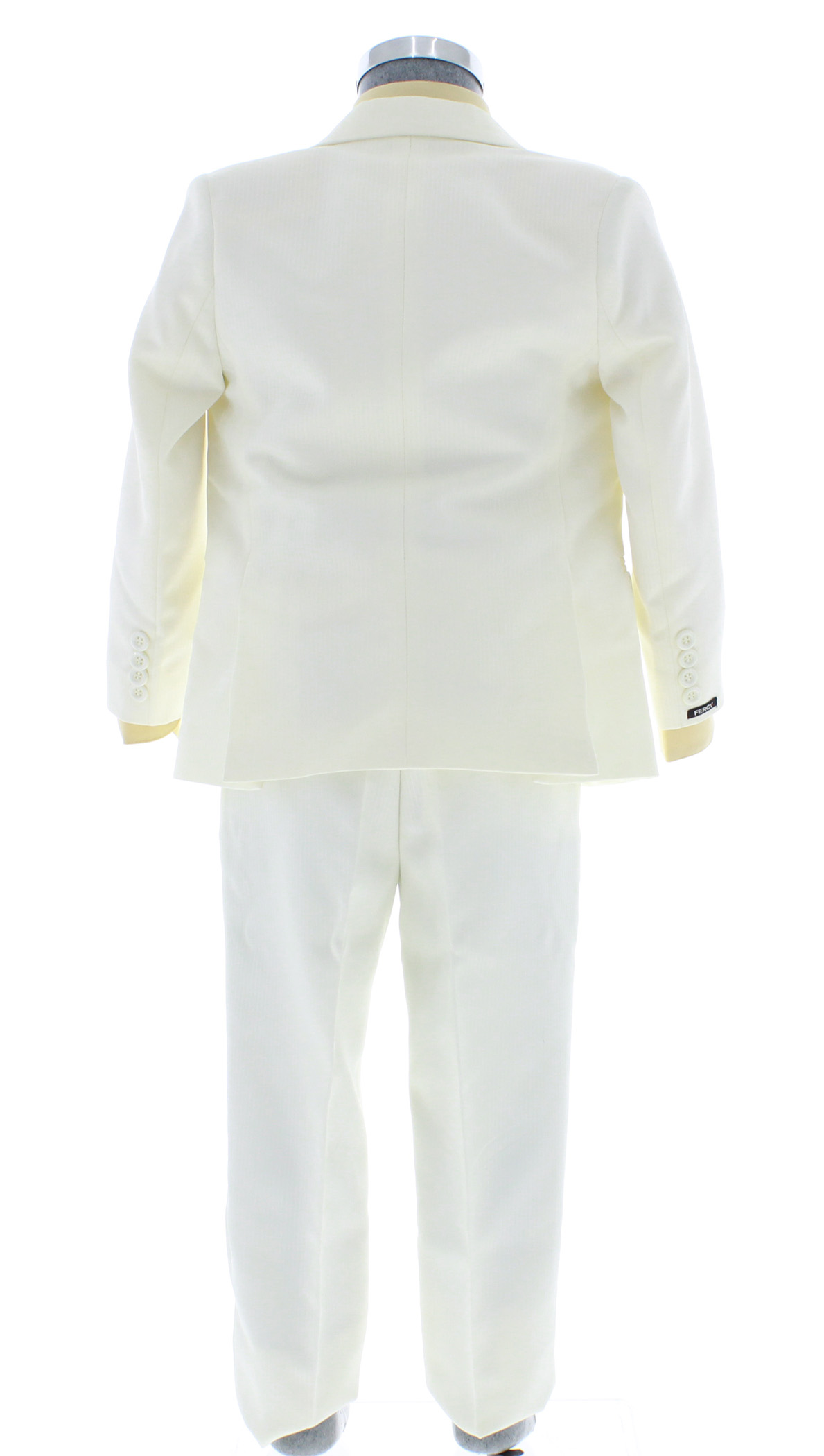 Traje de Vestir Niño Tres Piezas Color Marfil 2924 4 a 14 Años.