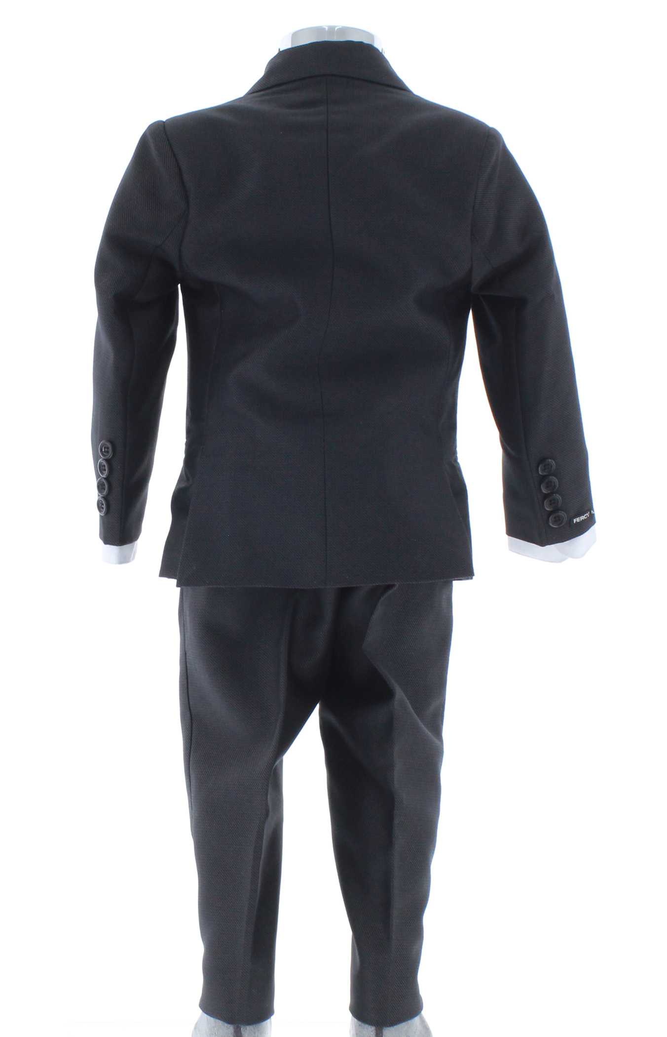 Traje de Vestir Niño Pequeño Tres Piezas Color Negro 2927 1 a 4 Años.