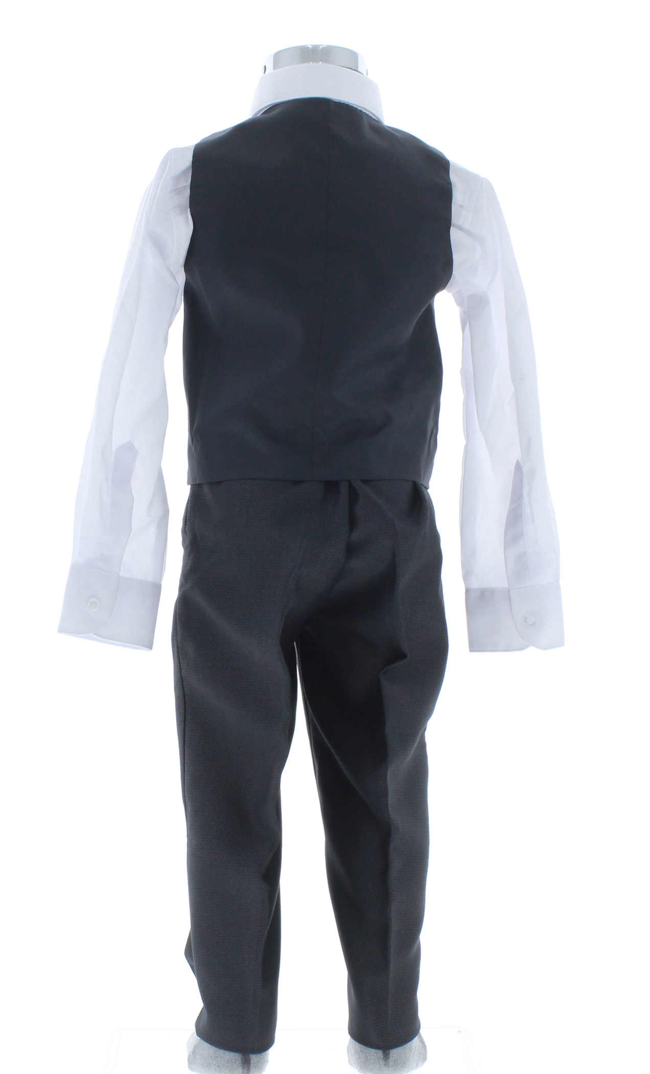 Traje de Vestir Niño Pequeño Tres Piezas Color Negro 2927 1 a 4 Años.