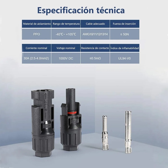 20 Pares Conector Mc4 Conexiones Panel Solar