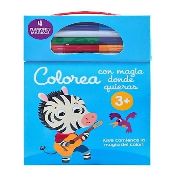 Libro Colorea Con Magia Donde Quieras: Cebra