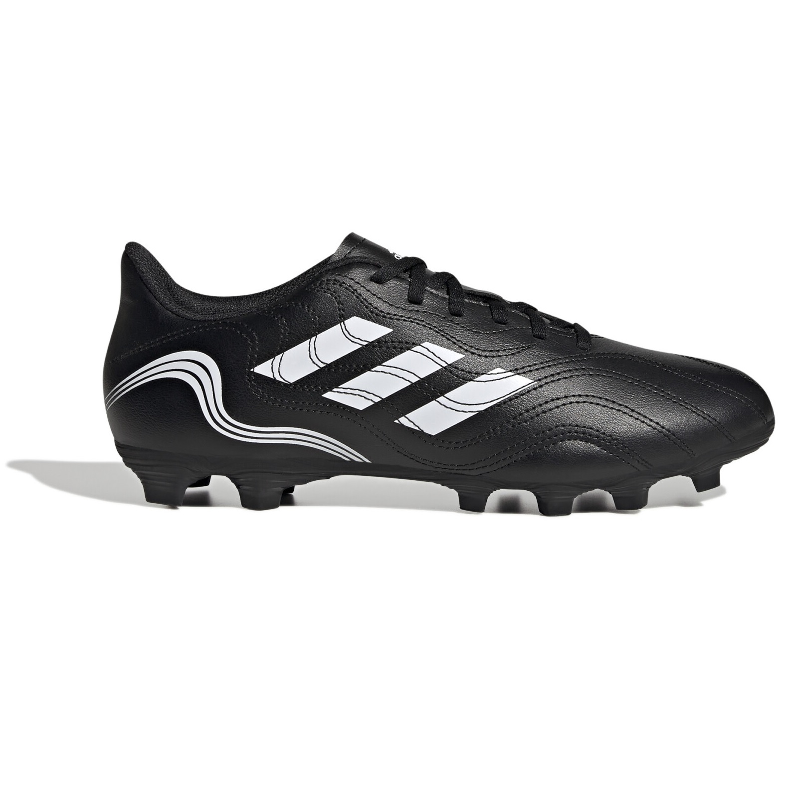 Tenis de Fútbol Tacos Adidas GY5000 Copa Sense.4 FXG Negro con Blanco Unisex