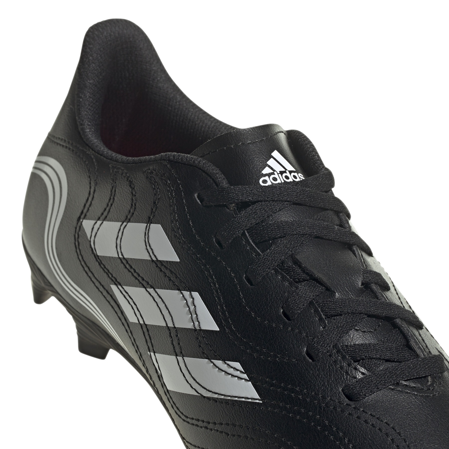 Tenis de Fútbol Tacos Adidas GY5000 Copa Sense.4 FXG Negro con Blanco Unisex