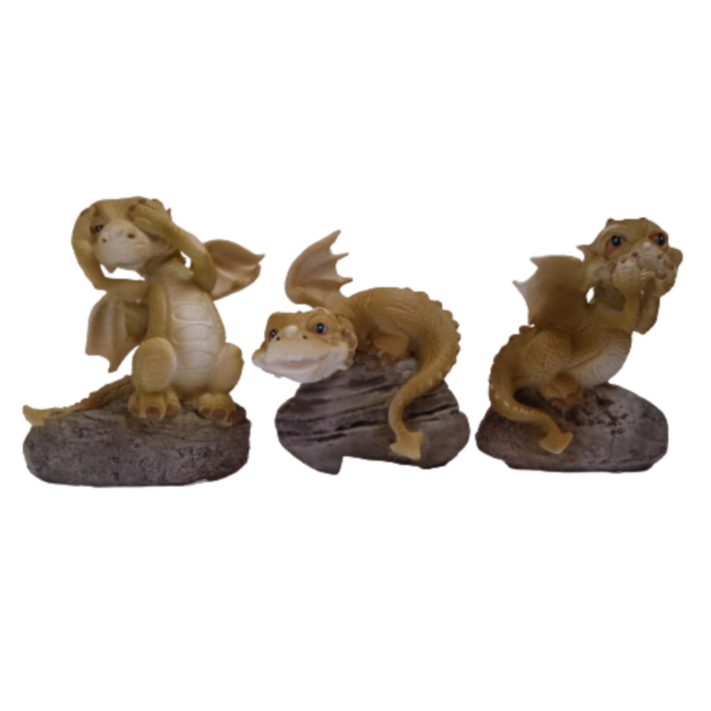 Dragones 3 Virtudes Alabastro Verde Top Collection