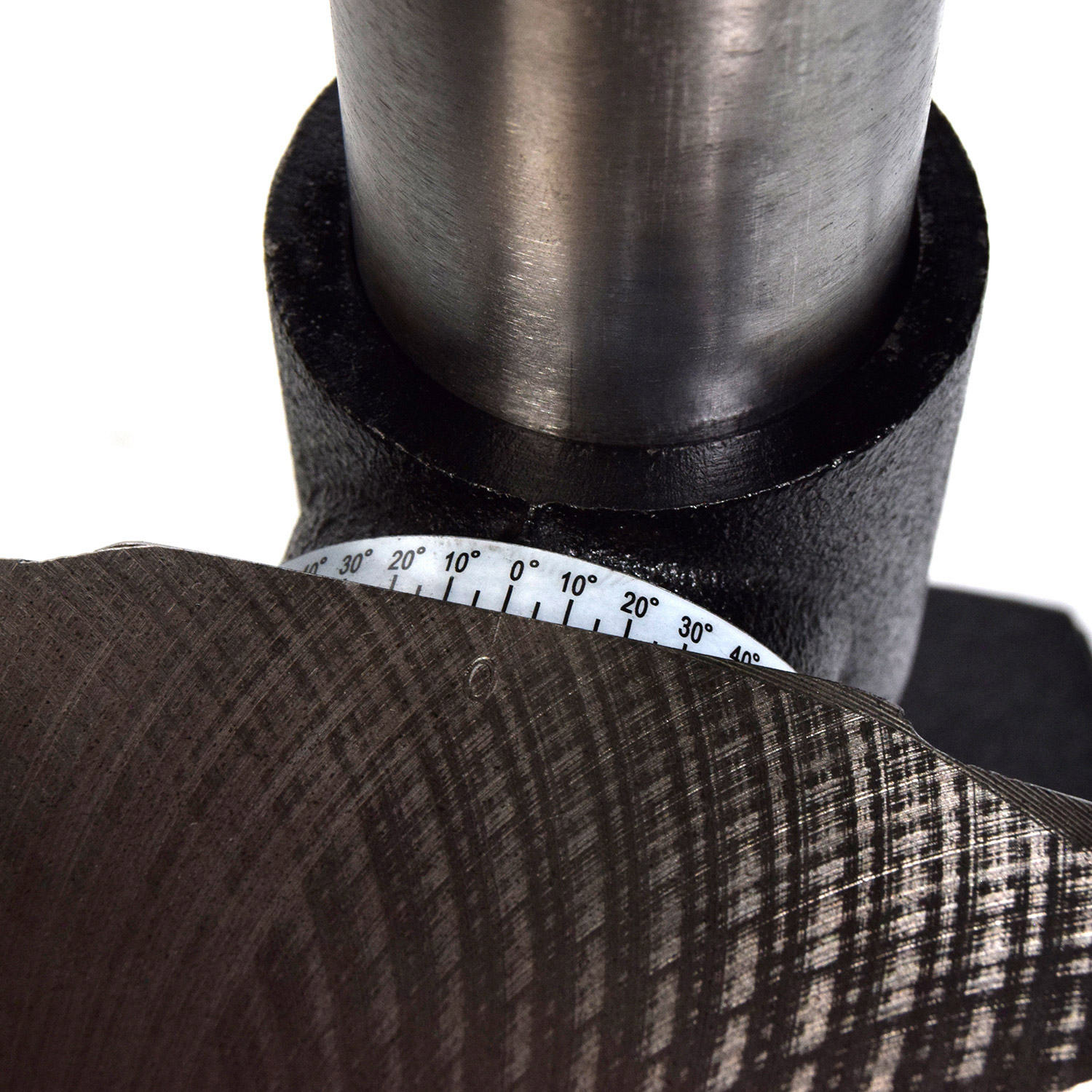 Knova Taladro Columna de Banco 8" con Guía Láser, Motor Potente 1/3 HP, Velocidad 750-3200 RPM, Mesa Inclinable, Capacidad 13mm, Ergonómico, Base Hierro - Negro, Pequeña, Metal