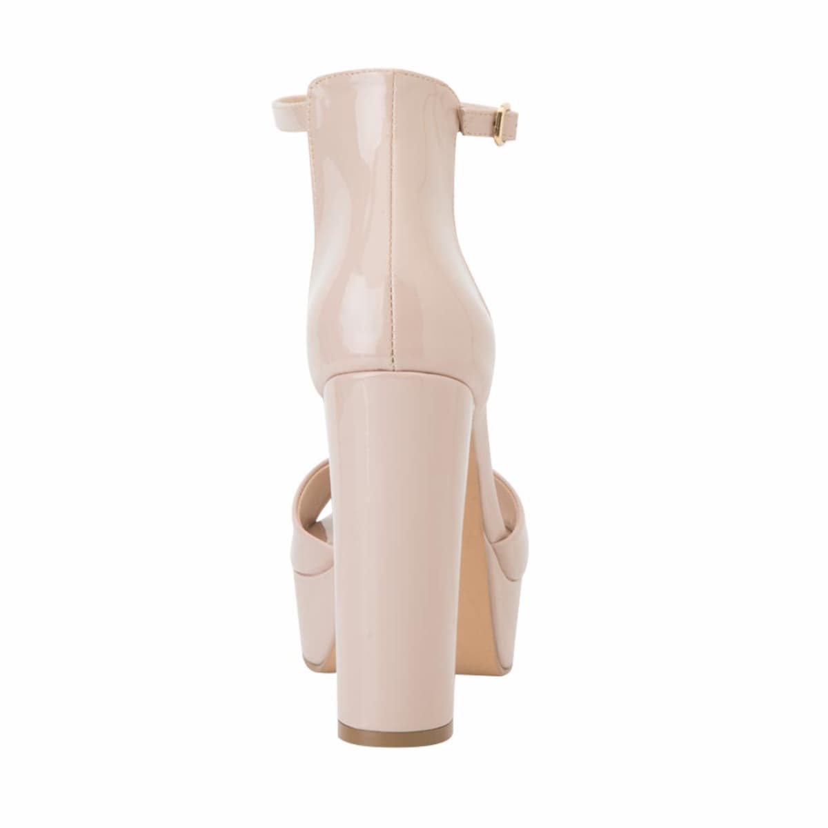 Sandalias de vestir Yaeli, color nude, con tacón alto y talón con pulsera, mod. 1033945