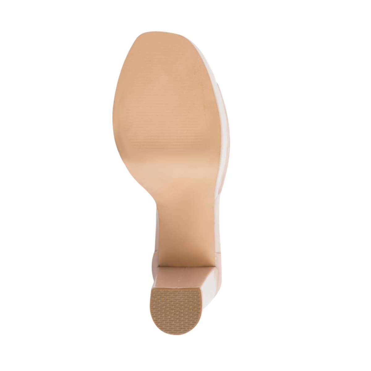 Sandalias de vestir Yaeli, color nude, con tacón alto y talón con pulsera, mod. 1033945