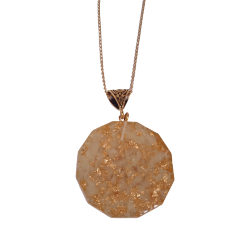 Orgonita Cubo de Metatron Con cadena EZOR