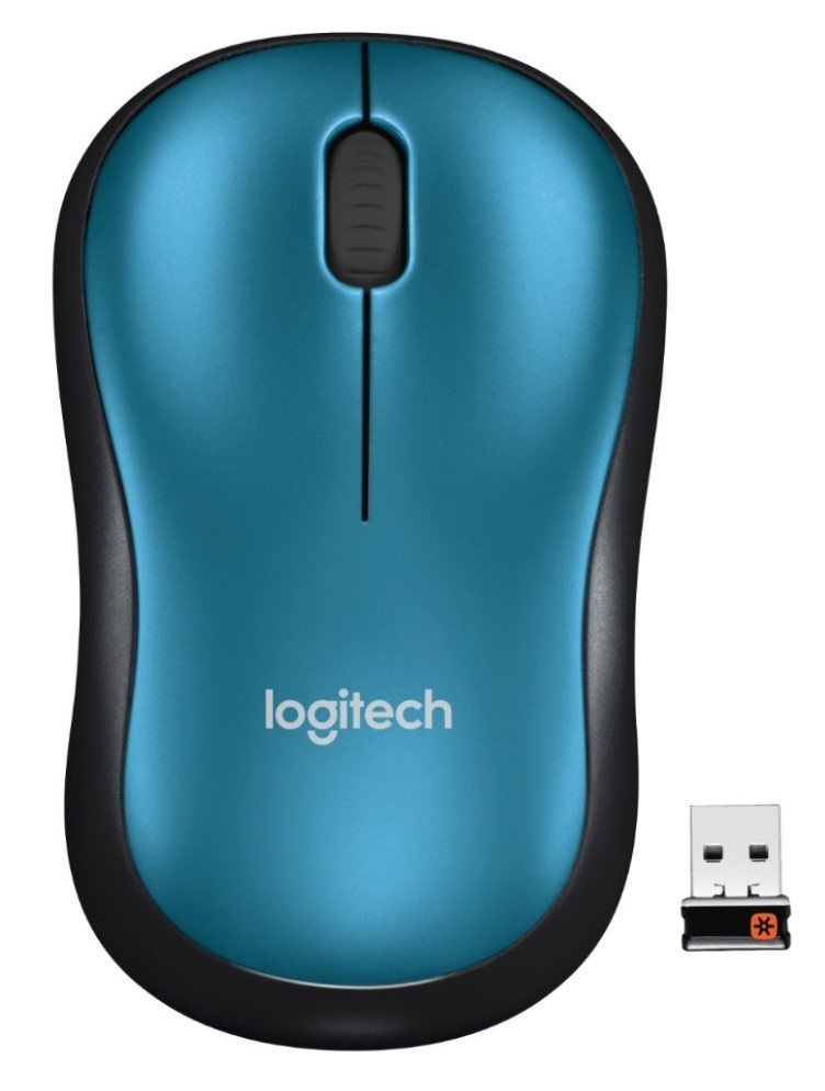 Mouse Blue Optico Inalambrico Mini Receptor Usb Pc Mac Chrome Viajes 910-003636 Universal Casa